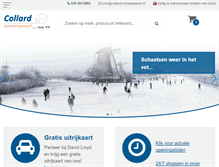 Tablet Screenshot of collard-schaatssport.nl